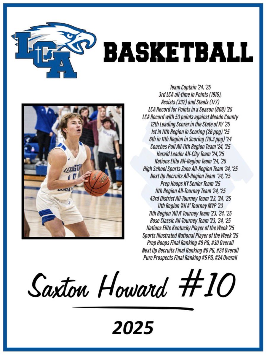 Saxton Howard (@saxtonhoward11) on Twitter photo Thankful for my years <a href="/LCABball/">LexChristianBasketball</a> and excited for the next chapter in my life! Coming 🔜 Thankful for my years <a href="/LCABball/">LexChristianBasketball</a> and excited for the next chapter in my life! Coming 🔜