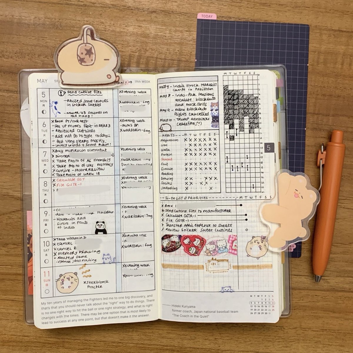 Week 19 was a bit wild and anxiety inducing 🫠