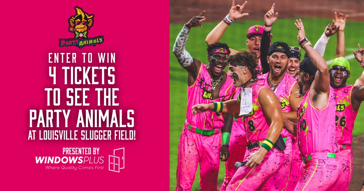Want to see Party Animals, FOR FREE ⁉️

Enter for a chance to win 4 Party Animals tickets to your choice of the June 26th, 27th, or 28th games at LSF 👏

⏰: May 1st - May 31st 11:59pm CDT

⬇️⬇️⬇️
🎟️ atmilb.com/4d16RTY