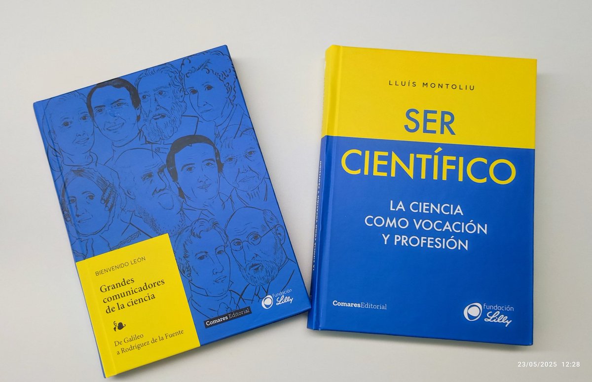 Biólogos de Galicia (@cobgalicia) on Twitter photo Grazas á <a href="/FundacionLilly/">Fundación Lilly</a> polo agasallo para a nosa biblioteca das publicacions "Ser científico" de <a href="/LluisMontoliu/">Lluis Montoliu</a> y "Grandes comunicadores de la ciencia. De Galileo a Rodríguez de la Fuente" de <a href="/LeonBienve/">Bienvenido León</a>, #bioloxía #ciencia #comunicadores #sercientífico #profesión #vocación Grazas á <a href="/FundacionLilly/">Fundación Lilly</a> polo agasallo para a nosa biblioteca das publicacions "Ser científico" de <a href="/LluisMontoliu/">Lluis Montoliu</a> y "Grandes comunicadores de la ciencia. De Galileo a Rodríguez de la Fuente" de <a href="/LeonBienve/">Bienvenido León</a>, #bioloxía #ciencia #comunicadores #sercientífico #profesión #vocación