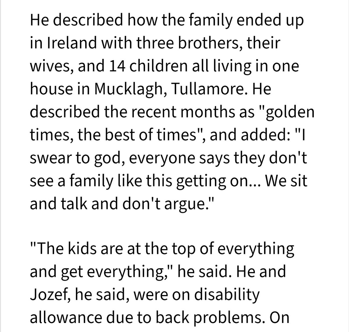 MickOKeeffe's tweet image. 🚨 BREAKING!!

Marek Puska, brother of migrant killer Jozef Puska, said he covered up the murder of Irish teacher Ashling Murphy because he was on medication. 

The court also heard how both he and Jozef were on disability allowance and the entire family was living the "golden…