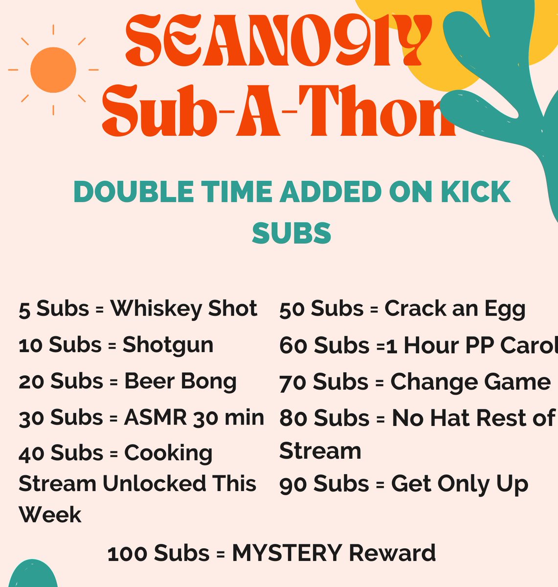 LETS GET THIS WEEKEND STARTED RIGHT! 7PM EST TWITCH.TV/SEANO91Y