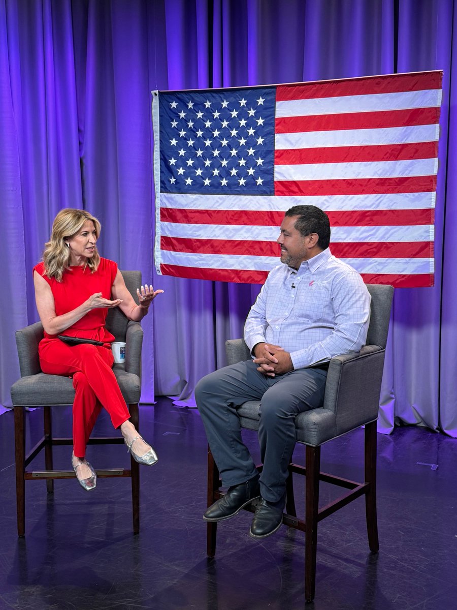 ✨ Behind the scenes with our partner <a href="/EmpathHealth/">Empath Health</a> as Army veteran Carlos Rodriguez shares his powerful story on air. Proud to support the work they do for our veteran community every day. Watch here: ow.ly/V6RJ50VXUMk

#EmpathHealth #VeteransCafe #NSPR #CommunityCare #BTS