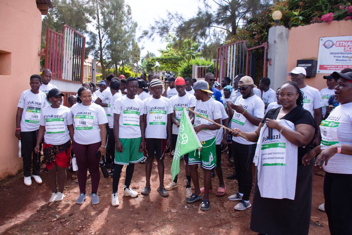 USSIAssociation's tweet photo. In partnership with @WHH_Uganda&amp; @KIFAD, we proudly joined the global #ZeroHungerRun uniting communities to fight hunger &amp; promote healthy living.
Every step counted. Together, we move closer to #ZeroHunger. https://t.co/ESNgPPOAim