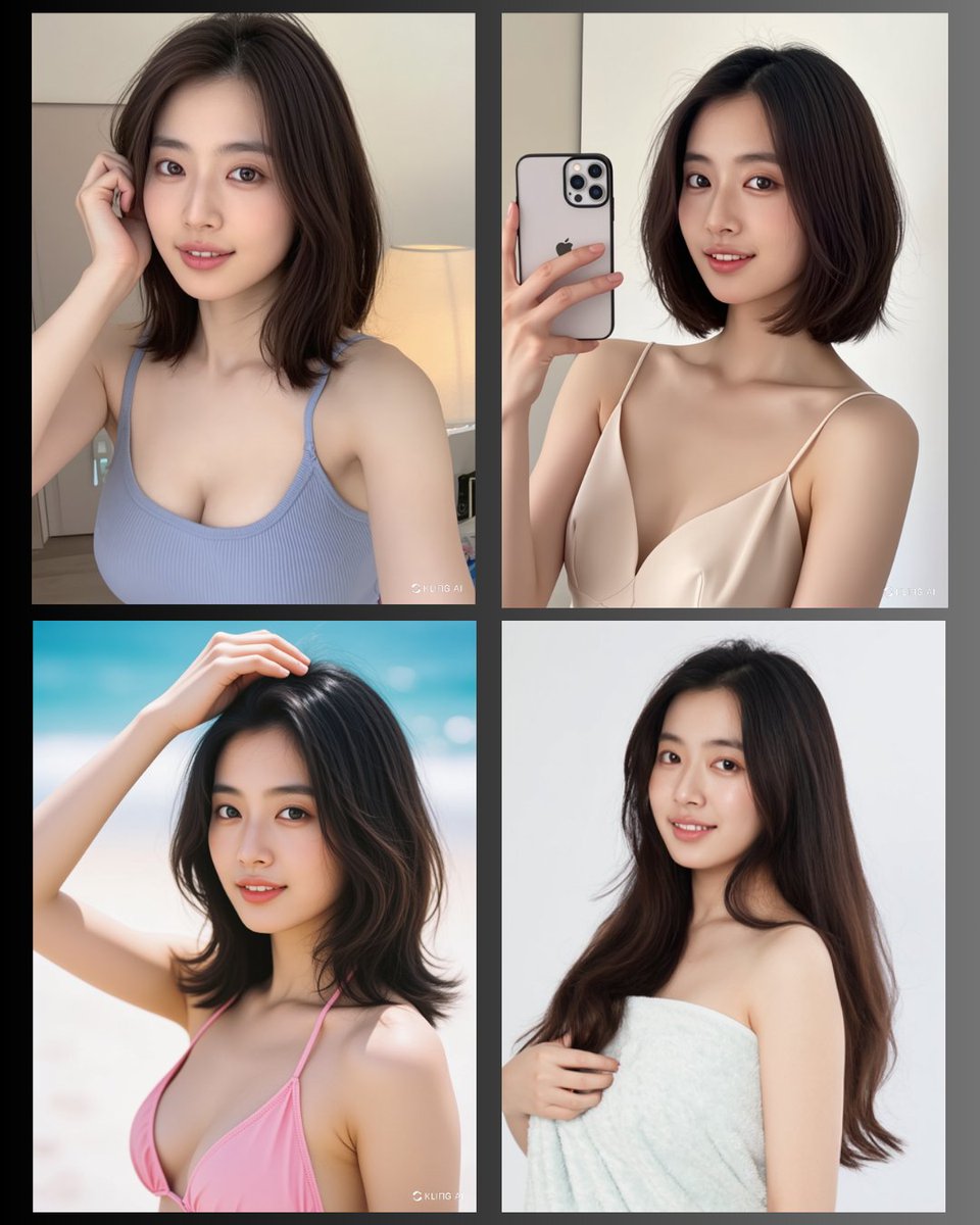 agi_aibusi's tweet photo. 【3日間限定】
←1枚のAI美女　　顔固定して差分量産→
・スマホで簡単
・無料でOK
・私服/水着も自由自在
やり方～注意点までまとめた記事を
期間限定で無料公開！

▼受取方法
✅いいね
✅←の美女、AIって分かった？
【わかる／わからん】リプ！

※引用で「爆美女プロンプトセット」もプレゼント https://t.co/bpR703W7Zq