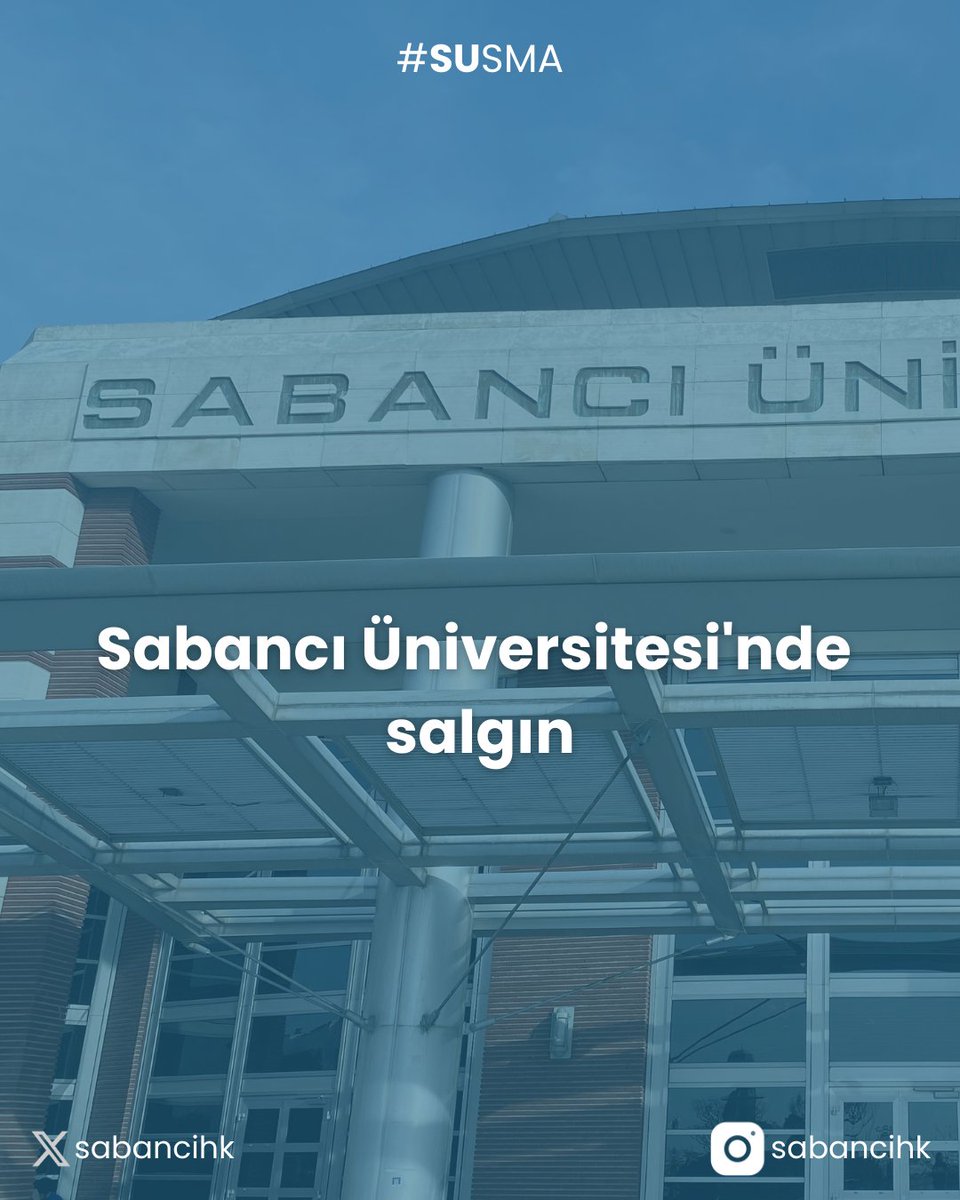 sabancihk's tweet photo. Sabancı Üniversite'sinde yaşanan salgını takip ediyoruz. Üniversite yönetiminin net bir açıklama yapmasını talep ediyor ve öğrencilerin taleplerinin kabul edilmesini bekliyoruz. https://t.co/BkSZqU8W3k