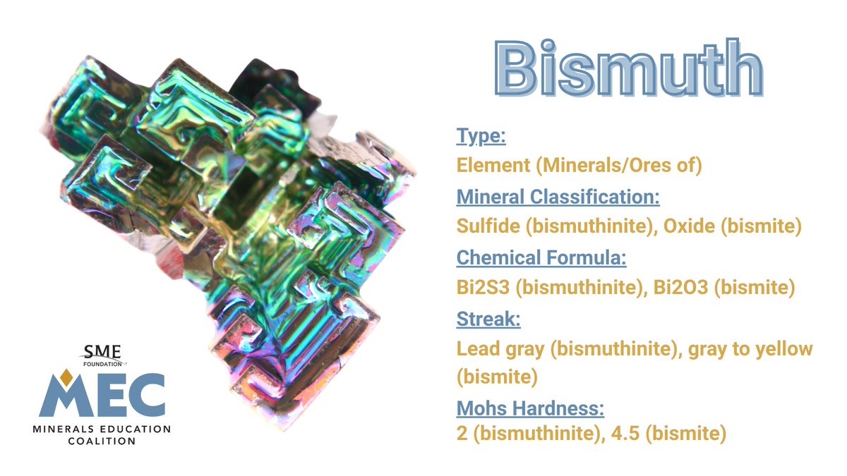 MECeducation's tweet image. From deep underground to high above - bismuth alloys in sprinkler systems showcase the versatility of mined materials. Their unique properties make buildings safer for all.

Just another way the mining industry contributes to public safety!

#MiningSafety #MineralProcessing