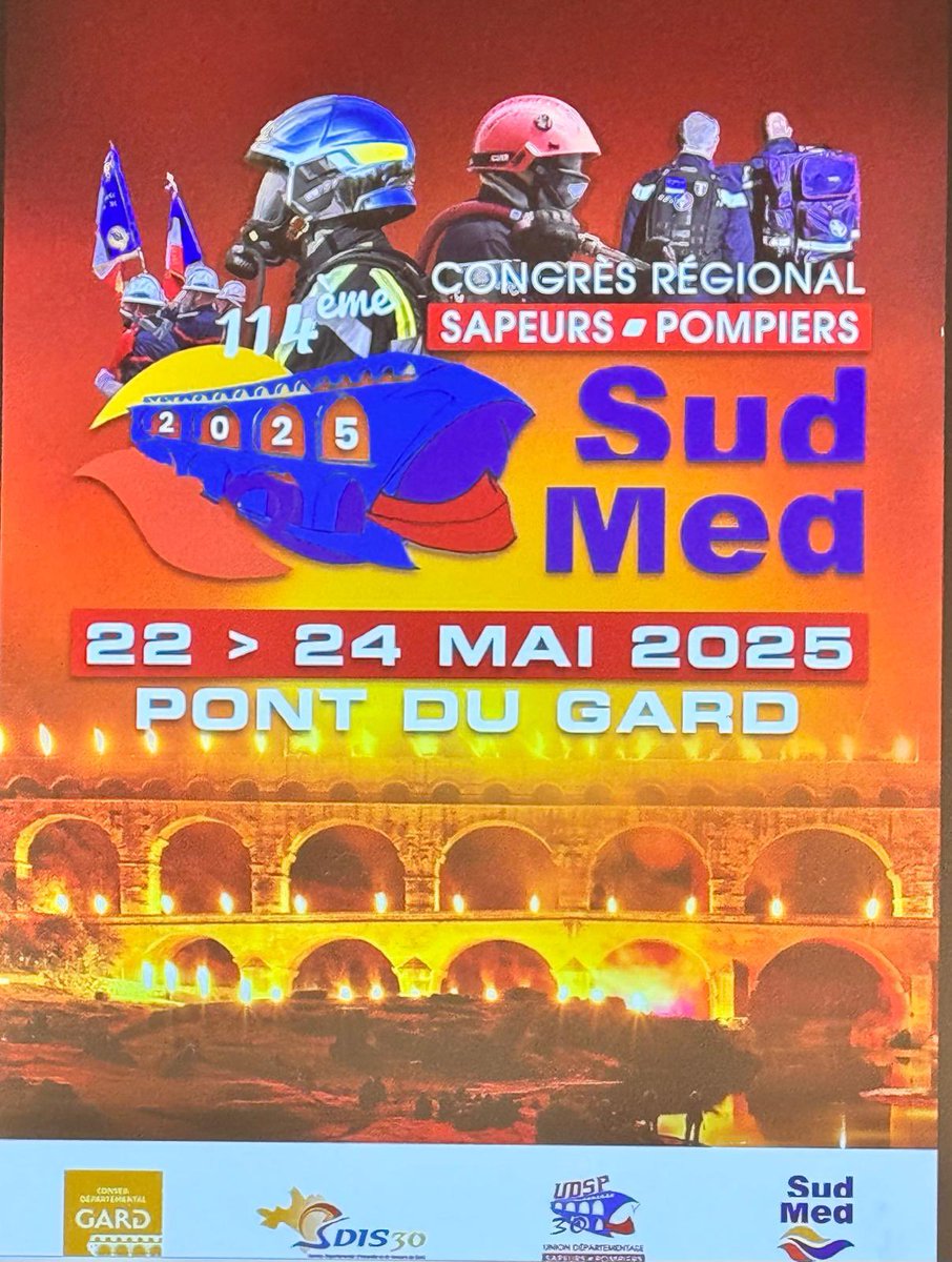 udspvar's tweet photo. #congrès | Déplacement d’une délégation @udspvar au congrès régional @Pompiers_du_Sud composé des 13 unions de l’arc méditerranéen. L’occasion de représenter les sapeurs-pompiers et les personnels administratifs et techniques de notre département. 
#parcequelevar 
@PompiersFR https://t.co/EVspo8nVNn