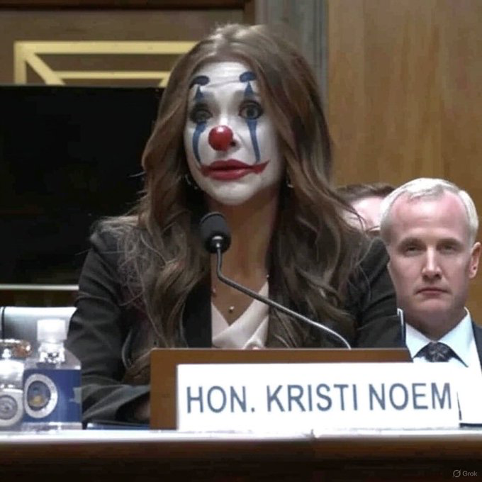 Trumps biggest clown, who will in fact be arrested after the regime collapses.
