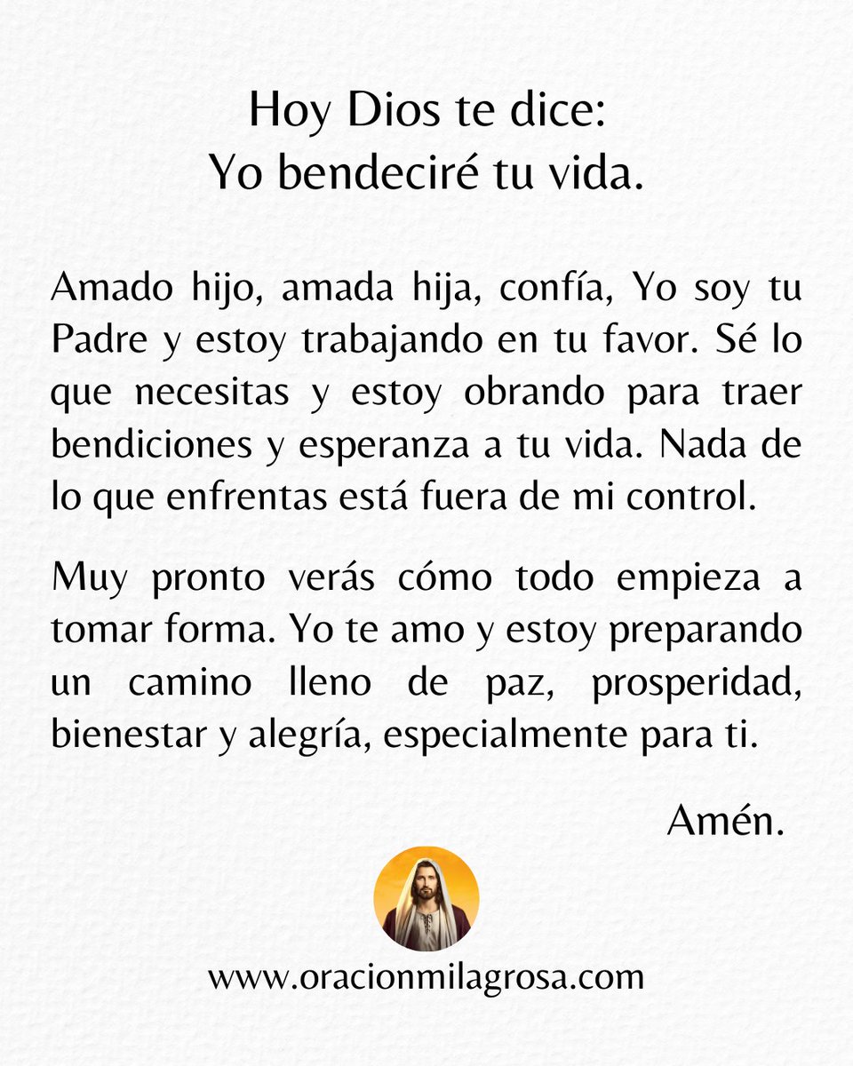 Oración Milagrosa tweet media
