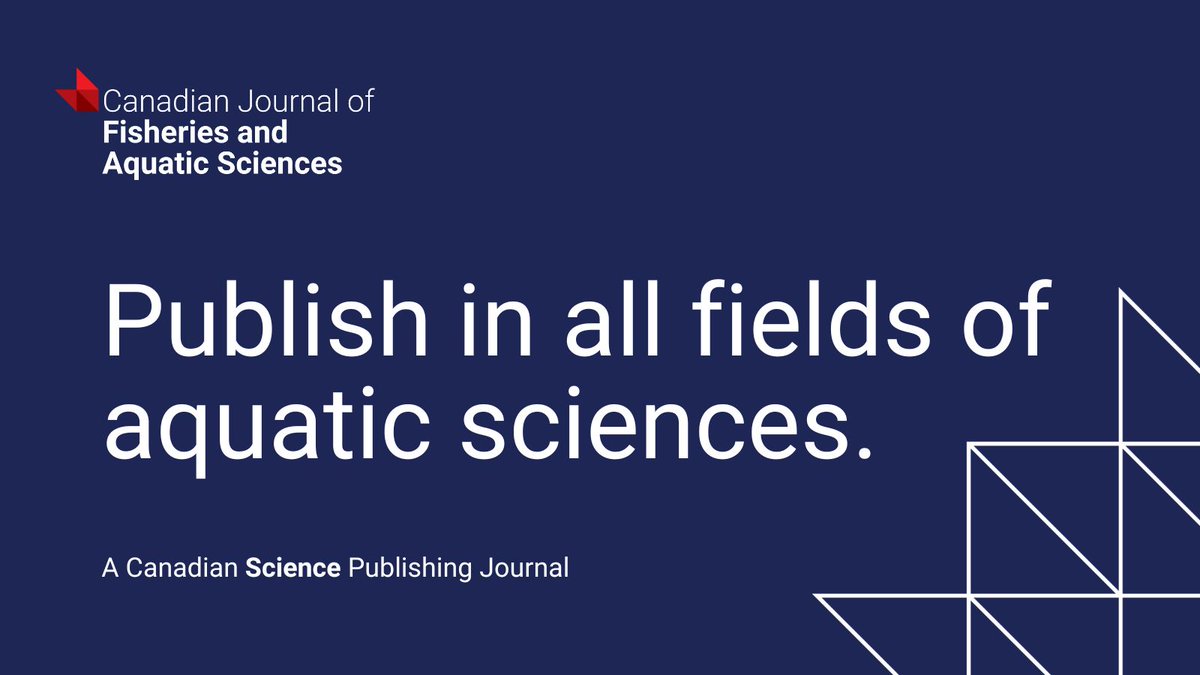 cjfas's tweet image. Looking for the right home for your research?
CJFAS publishes high-quality work in research in all aspects of the multidisciplinary field of aquatic sciences. Explore the scope and see if it’s the right fit for your next manuscript.
Publish with us ▶️ ow.ly/JR8s50VXVPe