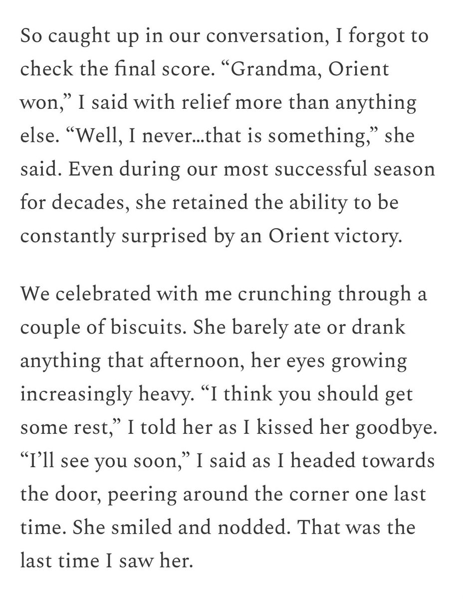 Sunday is nearly here.  I wrote this a couple of years ago about life, death and Orient. This is why it matters so much. It’s so much more than just football. See you Sunday.  #lofc

jamesmasters.substack.com/p/saying-goodb…