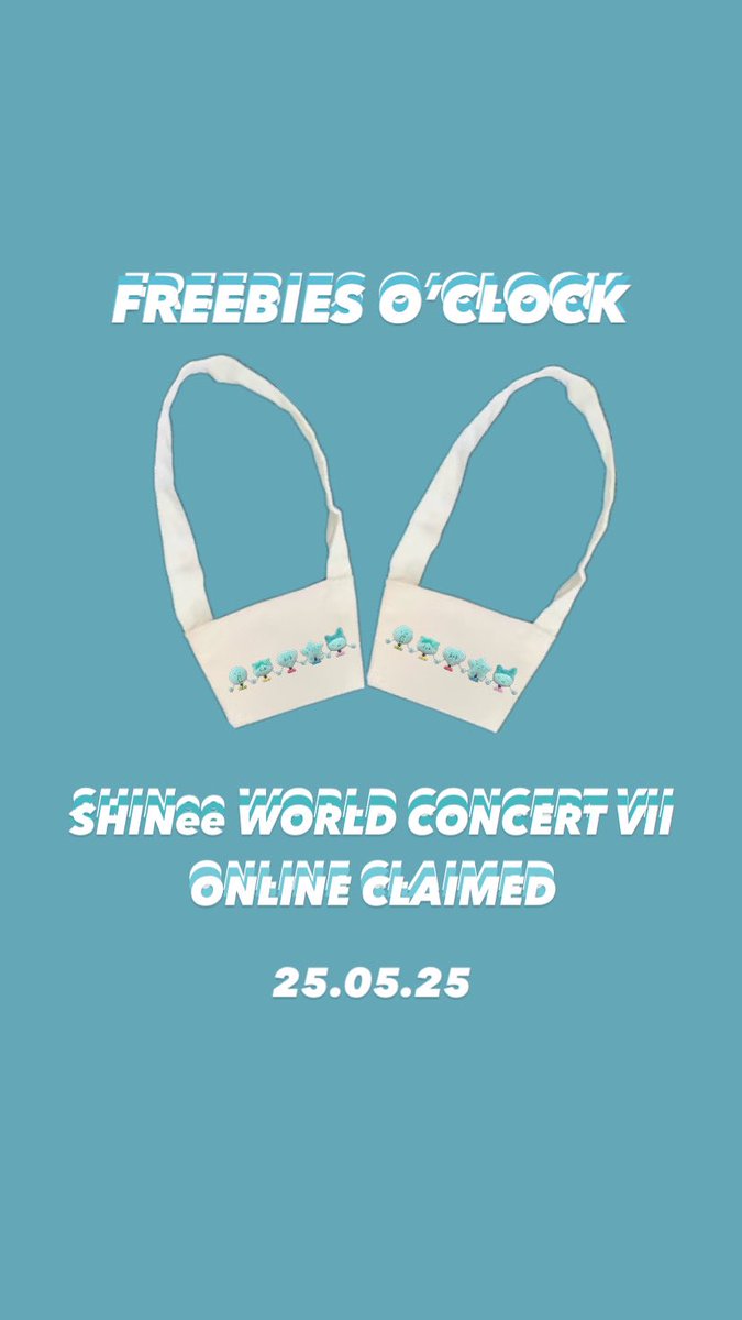 ‼️ONLINE FREEBIES ALERT‼️

Hello again, shawoldeuls✨✨
Cup Holder Freebies for SHINee WORLD CONCERT VII E.S.S.A.Y

🗓️ 25 May 2025
📍 via 🍊 INA ONLY🇮🇩
⏰ 5.25 pm WIB 

Link will be dropped soon✨
Limited quota🫵🏻
Kindly rts &amp; likes🫶🏻

#SHINee #샤이니 
#샤이니콘에세이