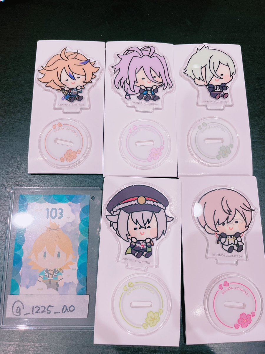 【交換】刀剣乱舞　とうらぶ　んまほっぺ
アクスタ

譲:★豊前×2、★大倶利伽羅、★松井、乱、後藤、村正、★膝丸、蛍丸、亀甲

求:☆火車切&gt;五虎退
上記決まり次第 鶴丸　各1

※条件は画像1枚目をご確認ください。

条件合う方おられましたらよろしくお願いいたします。