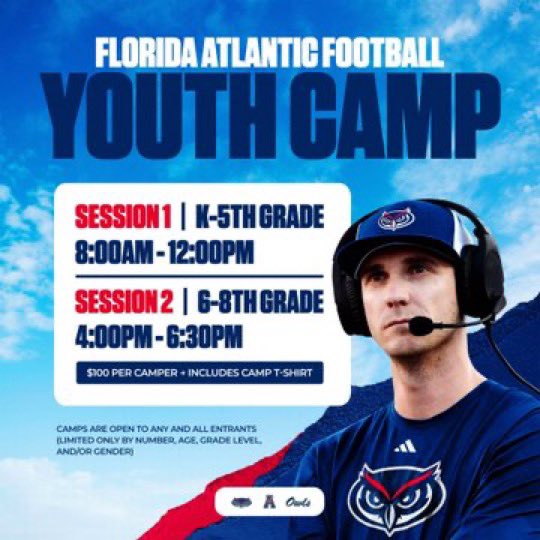 Come out and compete with the 🦉in 🌴 this summer.