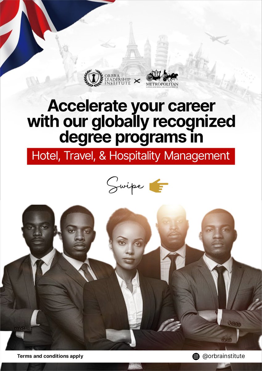 orbrainstitute's tweet photo. Ready to turn your passion for hospitality into a thriving career?
We've got the perfect program to elevate your expertise in hotel, travel &amp; hospitality management!
Apply now at https://t.co/4mhCPuCDe1

#HospitalityManagement https://t.co/mvVWqCtR11