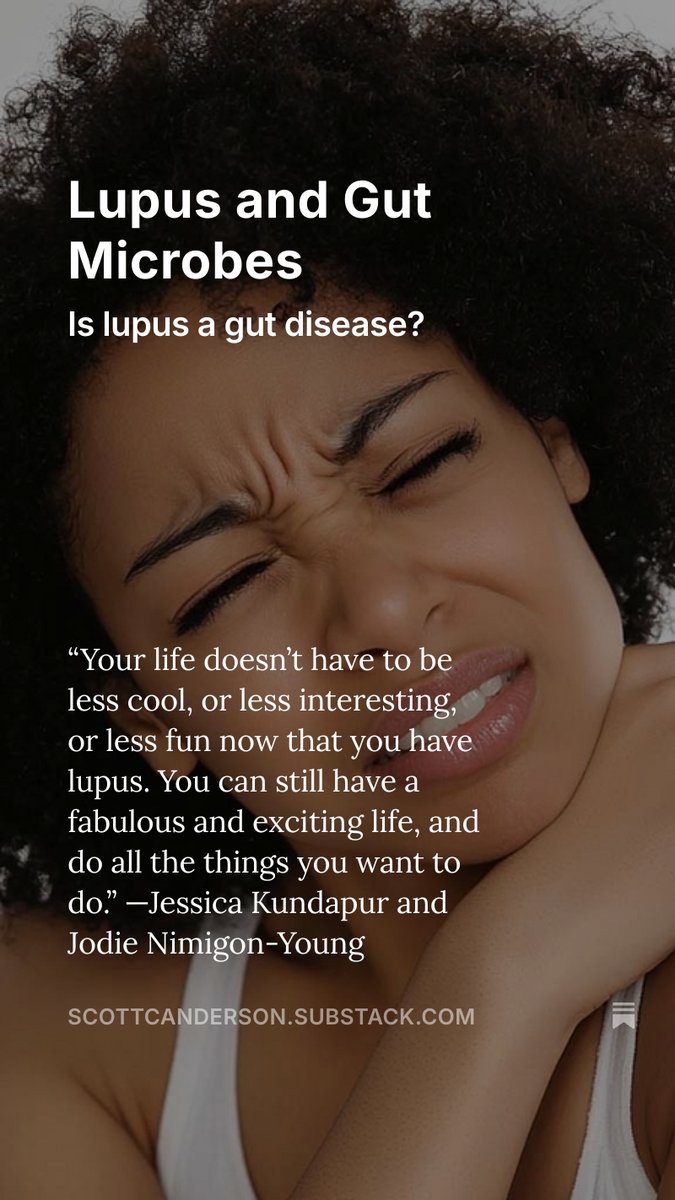 Surprisingly, there is something simple that has a big influence on your immune system and lupus: your gut microbes.
scottcanderson.substack.com/p/lupus-and-gu…