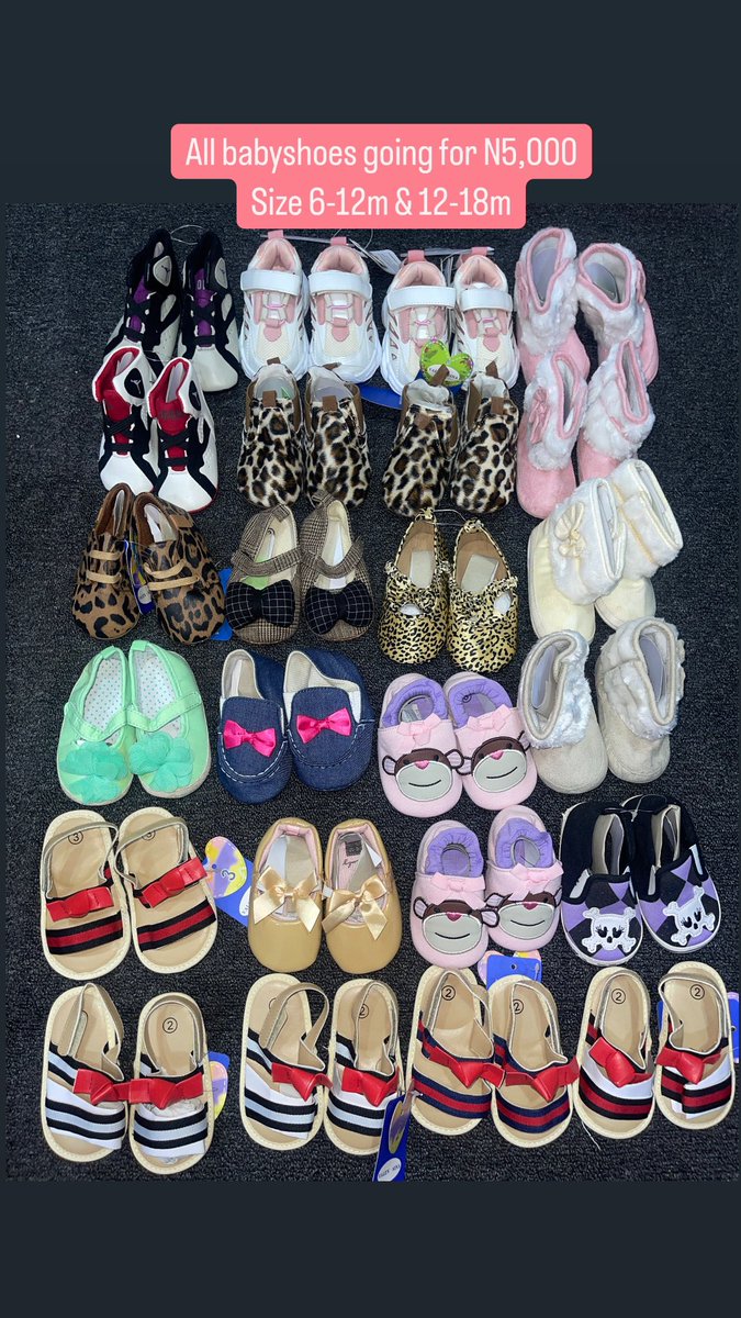 TinyTotes1's tweet image. #EverythingMustGo Sales
Baby shoes and prewalkers
Size 6-12m
12-18m
N5,000✅
Offer valid while stock last
To order, kindly send a DM/whatsapp 08106445030