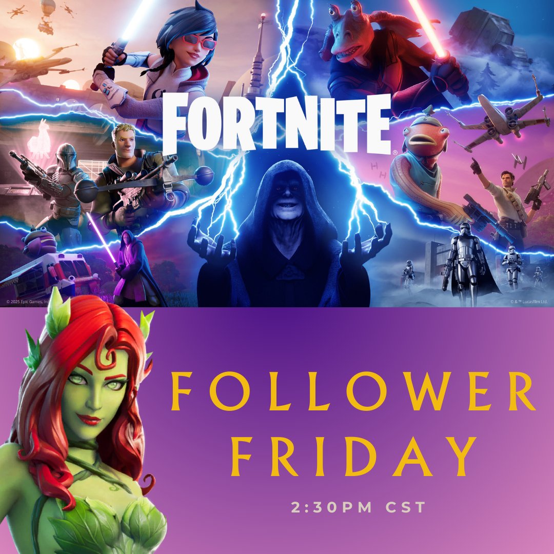 samfamfa26's tweet photo. Happy Follower Friday! I will be streaming later today at 2:30pm CST. I will be doing follower games and will be giving away V-Bucks! You'll have 2 join stream 2 find out how to win. See you there!
#Fortnite #girlgamer #epicgames #vbucksgiveaway #playingwithfollowers #fortnitefam https://t.co/iAcSTu0rBe