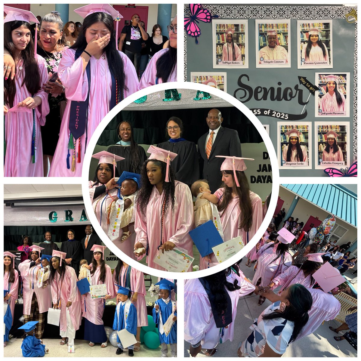 Dorothy M. Wallace Transitional Ceremony. 
Mrs. Edouard, Principal
Luisa Santos, School Board Member District 9
Dr. Reginald Johnson, Administrative Director