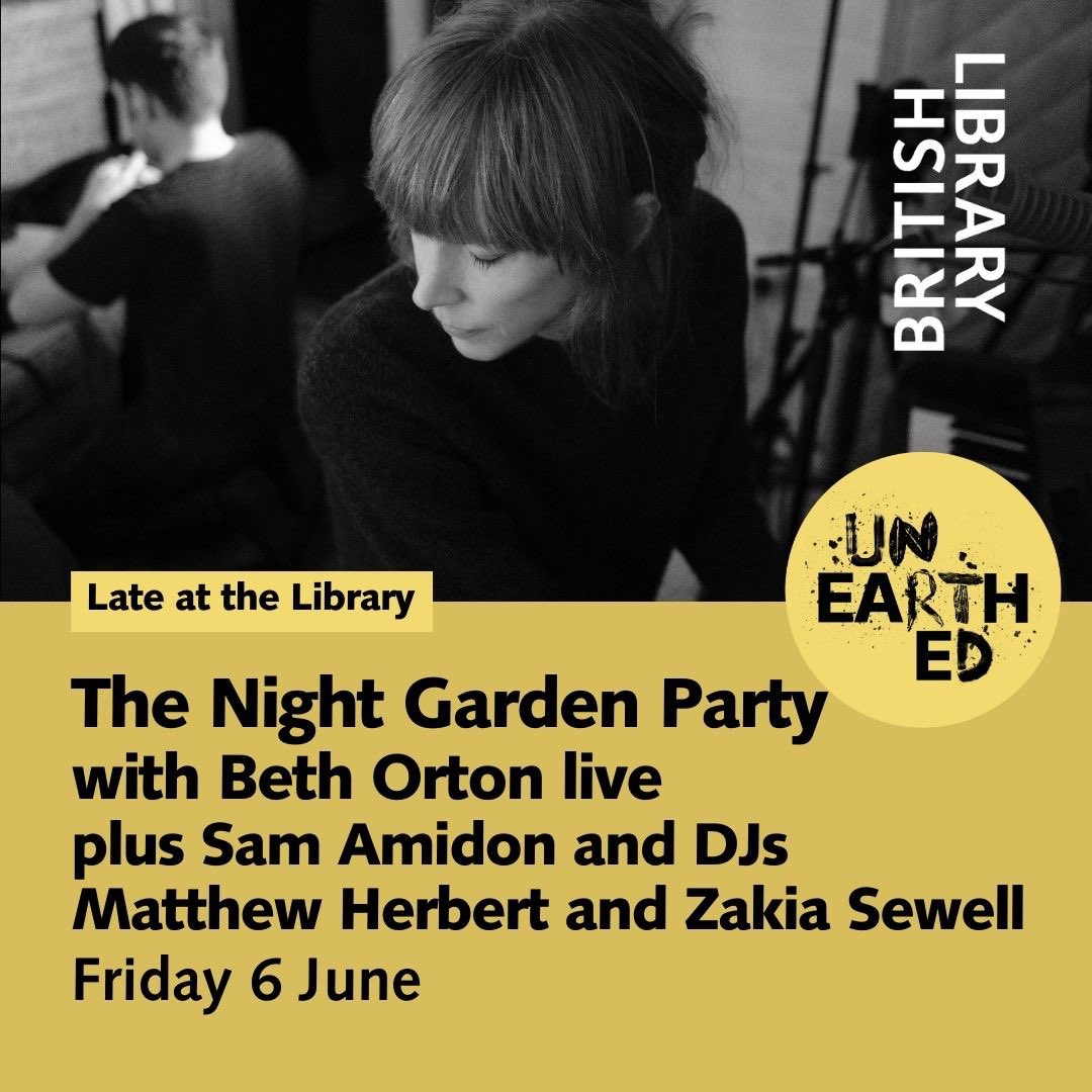 BritishLibraryEvents (@eventsbl) on Twitter photo A beautiful night under the stars <a href="/britishlibrary/">British Library</a> 6 June with <a href="/beth_orton/">Beth Orton</a> <a href="/samamidon/">Sam Amidon</a> <a href="/matthewherbert/">matthew herbert</a> <a href="/zakiasewell/">Zakia Sewell</a> and much more events.bl.uk/events/late-at… #unearthed A beautiful night under the stars <a href="/britishlibrary/">British Library</a> 6 June with <a href="/beth_orton/">Beth Orton</a> <a href="/samamidon/">Sam Amidon</a> <a href="/matthewherbert/">matthew herbert</a> <a href="/zakiasewell/">Zakia Sewell</a> and much more events.bl.uk/events/late-at… #unearthed