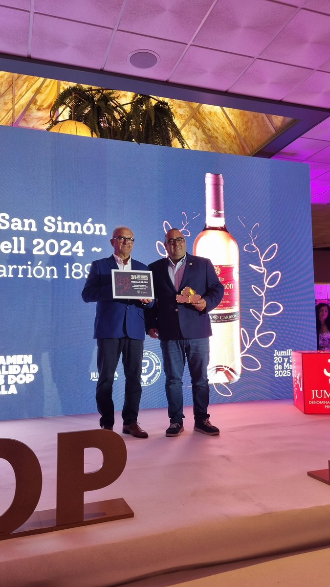 Yahora se entregan los premios de calidad al vino vlanco y rosado de Jumilla DOP