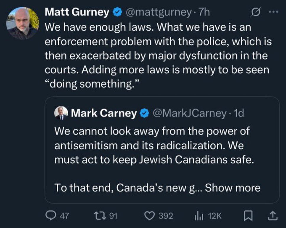 Yeah, no shit, Matt. Where was big brain here when Poilievre was spewing bullshit? Where was this superior blogger opinion when many of us said that the provinces need to do their job? This guy is a fkn goof.