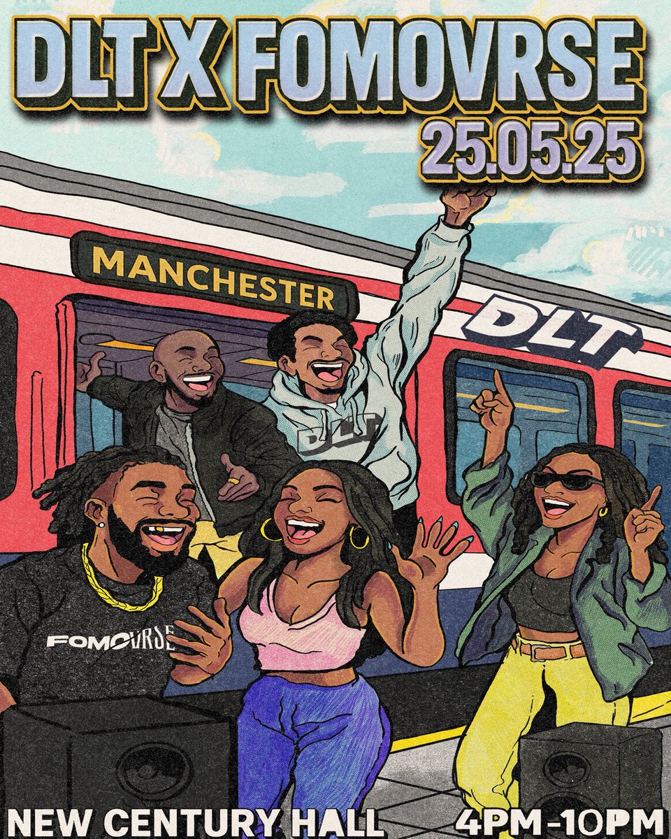 fomovrse's tweet photo. Two forces, one night. The collab you didn’t know you needed! Manchester, it’s time! @DLTBrunch x FOMOVRSE. Tickets out now! ⏰ It’s go timeeee! 😭🔥 https://t.co/VW6hgEZvgi
