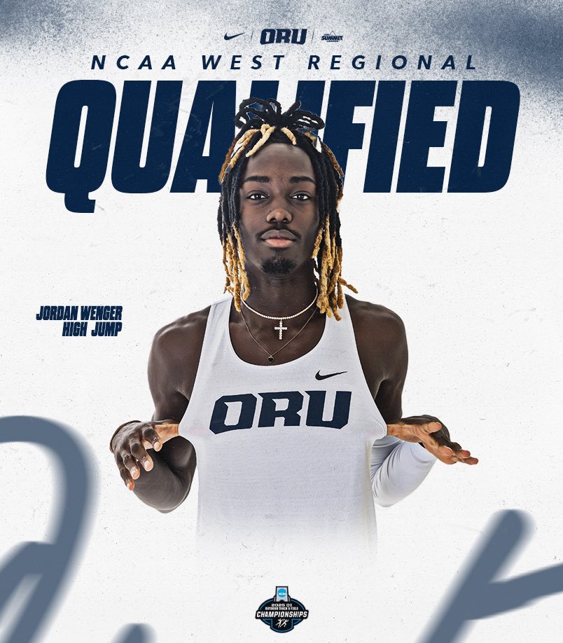 𝙍𝙚𝙜𝙞𝙤𝙣𝙖𝙡 𝘽𝙤𝙪𝙣𝙙 🔥

Freshman Jordan Wenger will represent the Golden Eagles at the NCAA West Regional next week in College Station!

#ORUTrack | #GoldenStandard