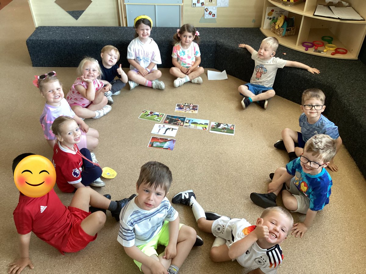 PCPNursery's tweet photo. We looked at pictures of different sports. We talked about how each one is played & if it’s a sport we had tried. We used mini photographs of ourselves to vote for our favourite. We tallied up the votes and talked about which sport was liked the most & which the least #pcpmaths https://t.co/VwDYq95rht