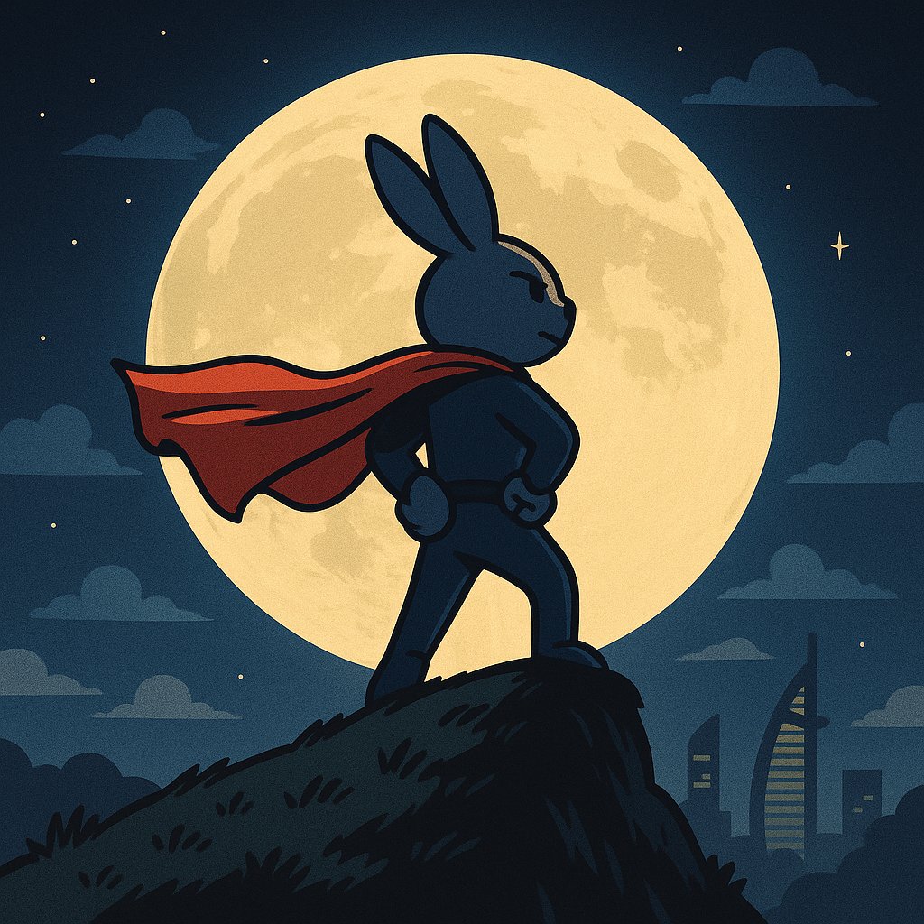 GmegaFun's tweet image. HeroMega! 🐰 

$GMEGA will save @megaeth_labs