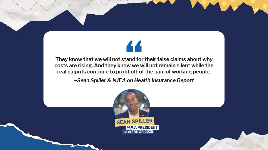 worknewjersey's tweet photo. The state’s latest report blames public workers for rising health care costs while protecting the profits of big insurance and pharmaceutical companies. As Governor, Sean will demand transparency, lower costs, and make health care work for families.
 
#SpillerForGov https://t.co/kPad1xPcO5
