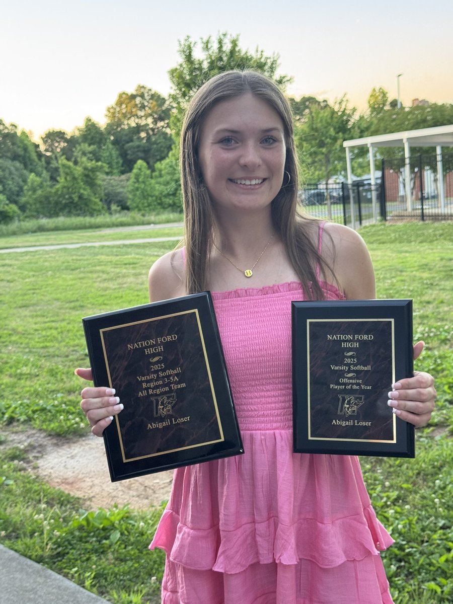 Abigail Lōser (@abigail2025_) on Twitter photo I had a great senior season this year! I made All-Region and got Offensive Player of the Year! I’m ready to go represent at the North-South All-Star game and I am so excited for the next chapter in my life to begin! 🤙🏼 <a href="/nafo_softball/">Nation Ford Softball</a> <a href="/louisburg_sb/">Louisburg College SB</a> <a href="/SoftballTdb/">TDB Softball</a> <a href="/NAFO_Athletics/">NationFordAthletics</a> I had a great senior season this year! I made All-Region and got Offensive Player of the Year! I’m ready to go represent at the North-South All-Star game and I am so excited for the next chapter in my life to begin! 🤙🏼 <a href="/nafo_softball/">Nation Ford Softball</a> <a href="/louisburg_sb/">Louisburg College SB</a> <a href="/SoftballTdb/">TDB Softball</a> <a href="/NAFO_Athletics/">NationFordAthletics</a>