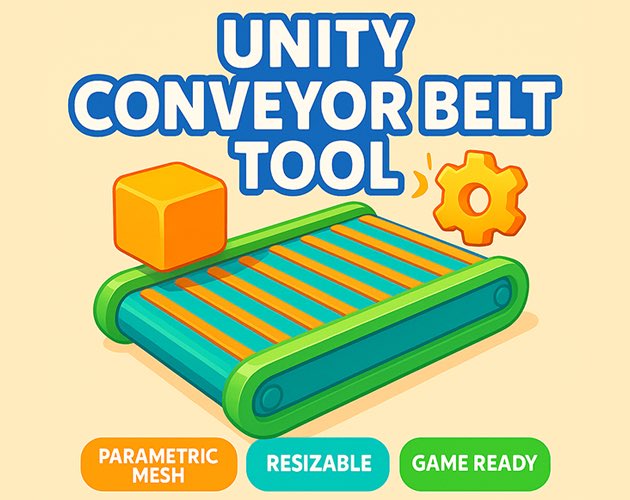 StudiosFaktory's tweet photo. Need a dynamic conveyor belt for your Unity project?
Perfect for platformers, factories, puzzles, or any moving-object gameplay.
Built for speed.
Check it out: https://t.co/tgW2U0qnrY
#Unity3D #GameDev #IndieDev #MadeWithUnity #UnityAssets #ProceduralMesh #ConveyorBelt https://t.co/IqqmqXXlEj