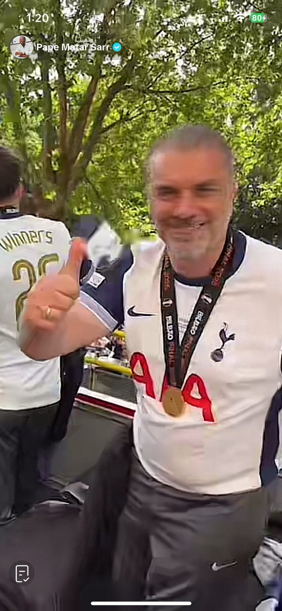 THFCReports's tweet photo. Ange Postecoglou. 😁🍻 https://t.co/NuzXwP6AUR