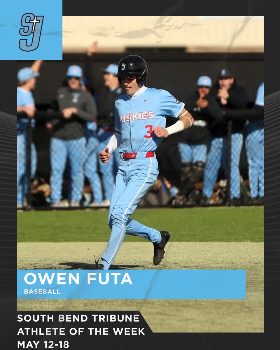 Congratulations to Owen Futa for winning the South Bend Tribune Athlete of the Week vote for May 12-16!