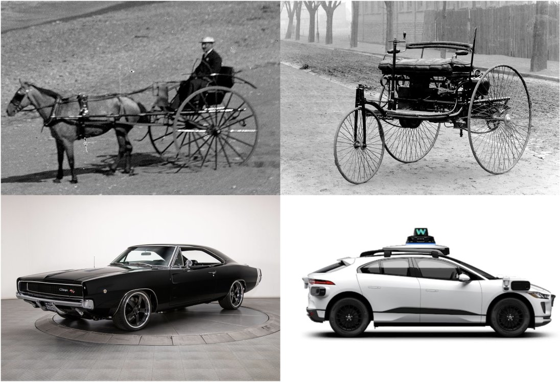 1/ Waymo took out the driver, but it didn't design for the passenger.

→ 400 years ago: horse-drawn carriages.

→ 150 years ago: horse-less carriages.

→ Now: horse-less, driver-less carriages.

There is so much opportunity to reimagine the basic carriage...