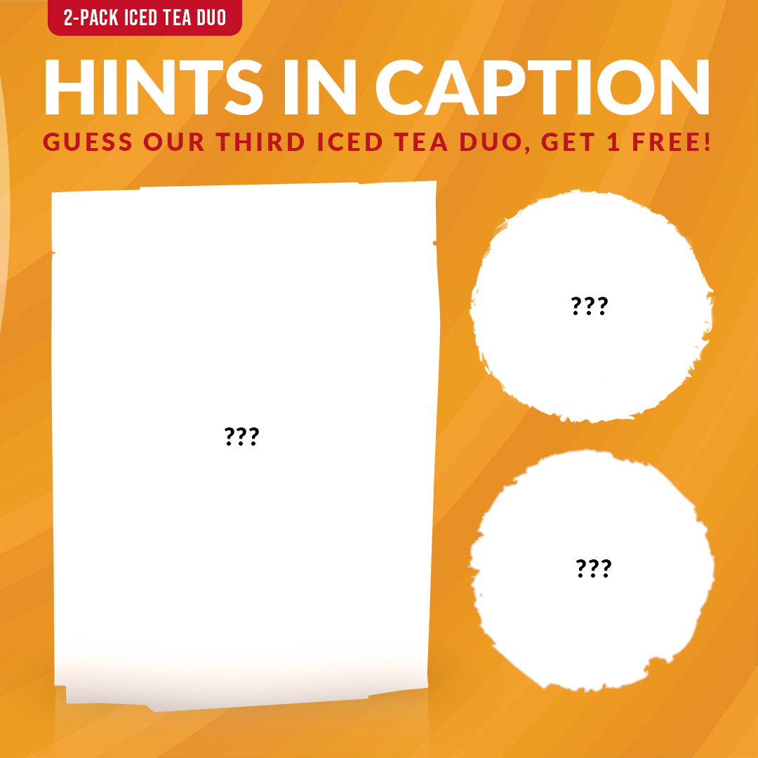 Brew up some refreshments this summer! 😎

What's the third Iced Tea Duo? Guess its name or the two teas inside. The first person to get its name right wins one free upon release, and the first person to guess both teas does as well! 🙌 1 entry per user. Check our IG for hints!
