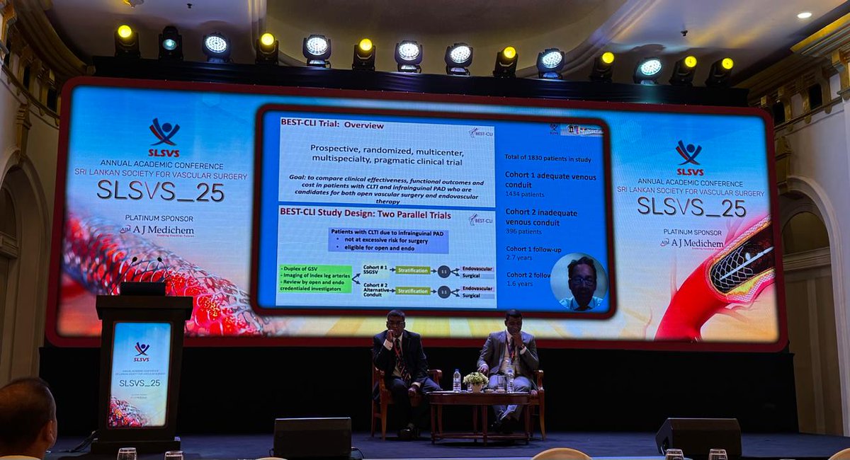 Patrick Chong (@vascularsurgeon) on Twitter photo Bohoma Sthuthi
Romba Nandri
Congratulations to the Sri Lankan Society for #VascularSurgery for their excellent annual academic conference
#SLSVS_25
<a href="/nalakaguna/">Dr. Nalaka Gunawansa</a> Bohoma Sthuthi
Romba Nandri
Congratulations to the Sri Lankan Society for #VascularSurgery for their excellent annual academic conference
#SLSVS_25
<a href="/nalakaguna/">Dr. Nalaka Gunawansa</a>