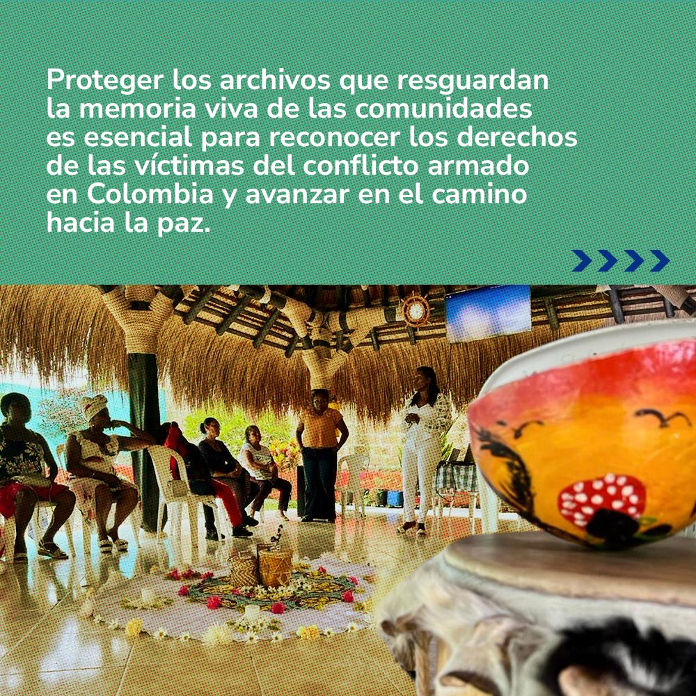 ArchivoGeneral's tweet photo. El programa #ArchivosParalaPaz🕊️ es una iniciativa del @ArchivoGeneral que busca reconocer, fortalecer y visibilizar el papel de las organizaciones sociales, comunitarias y de DD.HH. en la preservación de memorias, saberes y archivos como parte esencial de la construcción de paz. https://t.co/DNkhgJbBie
