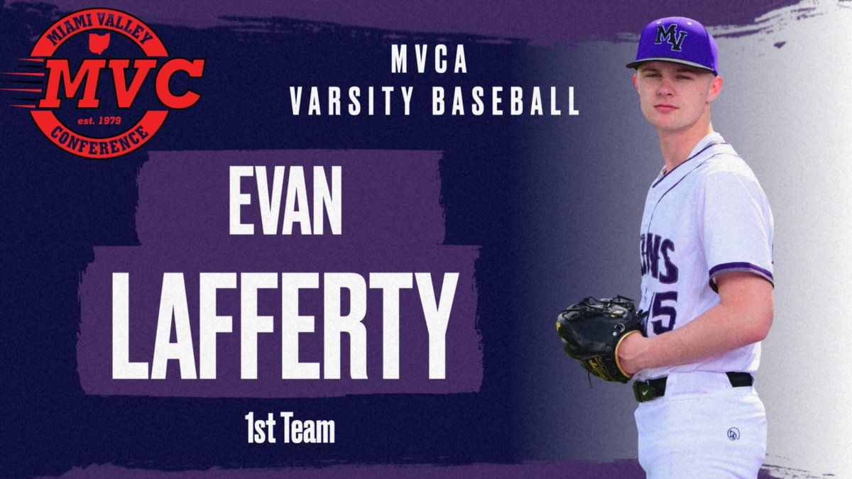 Congratulations, Evan!

Miami Valley Conference 1st Team All-League.