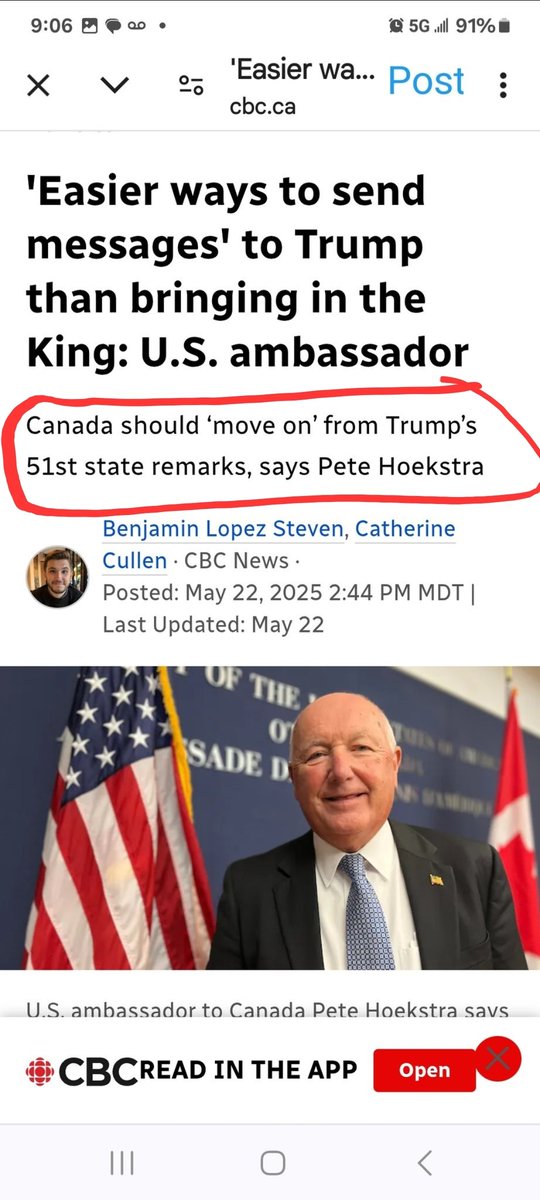 Lets_Play_MEOW's tweet photo. Canada rebuffed heavy Americans attempted influence from Freedom Convoy, Non confidence vote to destabilize OUr government, Canada the 51 st State, and a few surprises 

Sorry @USAmbCanada history will no longer be repeating.

Wish you well. Wait by the phone. Like the Maytag man https://t.co/h63bNeGpZz