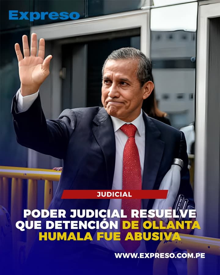 Bueno ya vemos que el comunismo y caviarismo, tiene como aliado y cómplice de sus fechorías al Poder Judicial,Ollanta Humala,fugara
a Brasil,paraíso de  
corruptos, de la mano de Susana Villarán y Vizcarra.