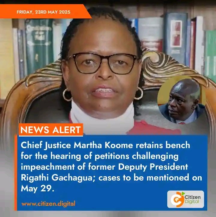 This clearly demonstrates that DCJ Mwilu acted on the instructions of one Martha Koome