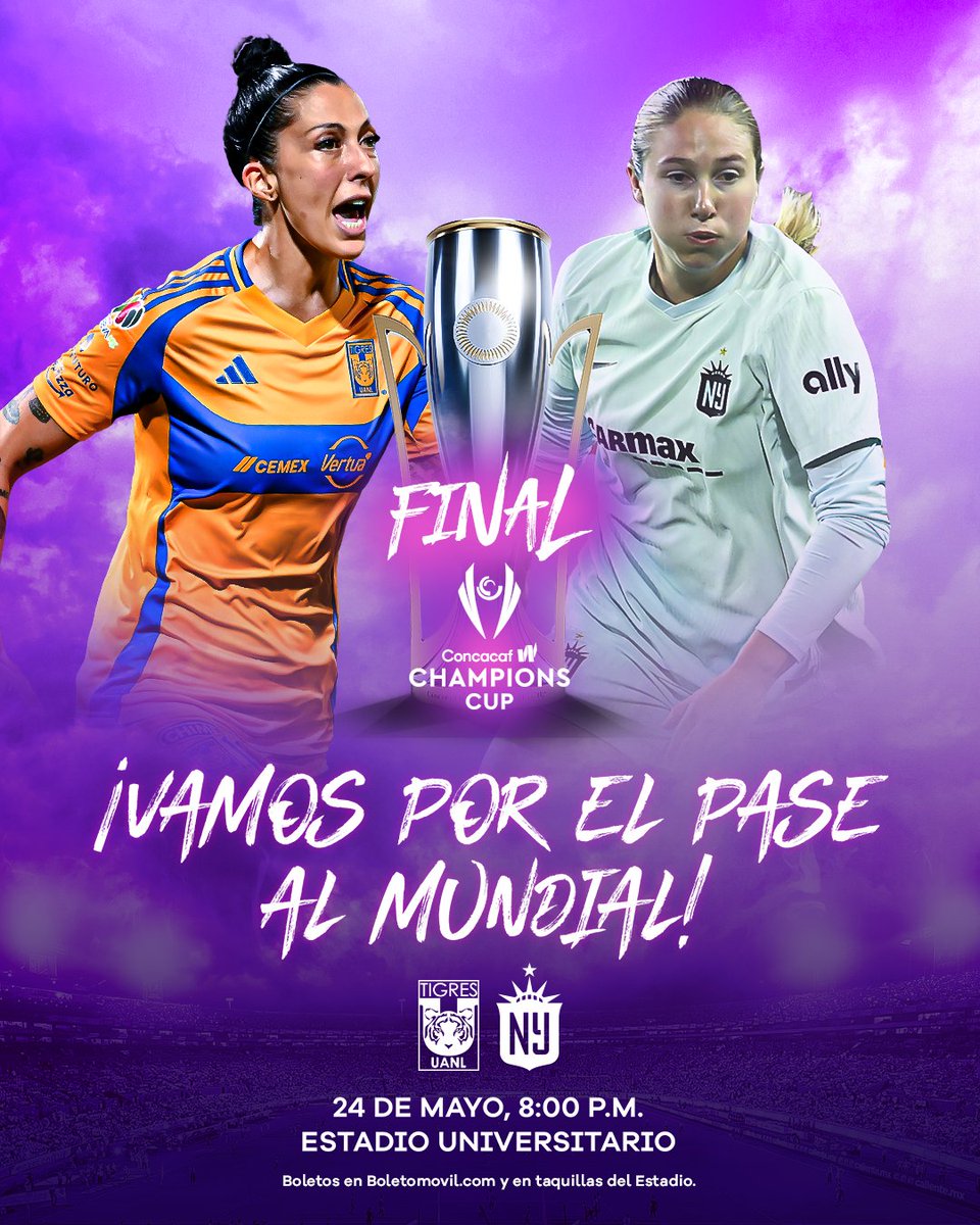 TigresFemenil's tweet photo. 🗣️🏟️ ¡No te quedes fuera de la Gran Final de la @ConcacafW Champions Cup y vamos juntos por el pase al Mundial!

🎟️ ¡Adquiere tus boletos y pintemos nuestra casa de amarillo y azul! 🟡🔵
https://t.co/hFrSRC56Pe https://t.co/t19UXLJGCq