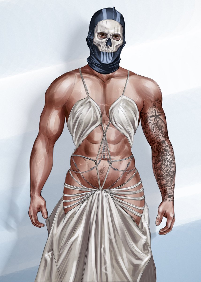 nrdmssgs's tweet image. So I saw a dress on twitter… #ghost #simonghostriley #codmw2 #CallofDuty   #simonriley #ghostcod #fanart #ghostmw2 #SimonGhostRiley #mw2fanart #fanart #mw2 #cod