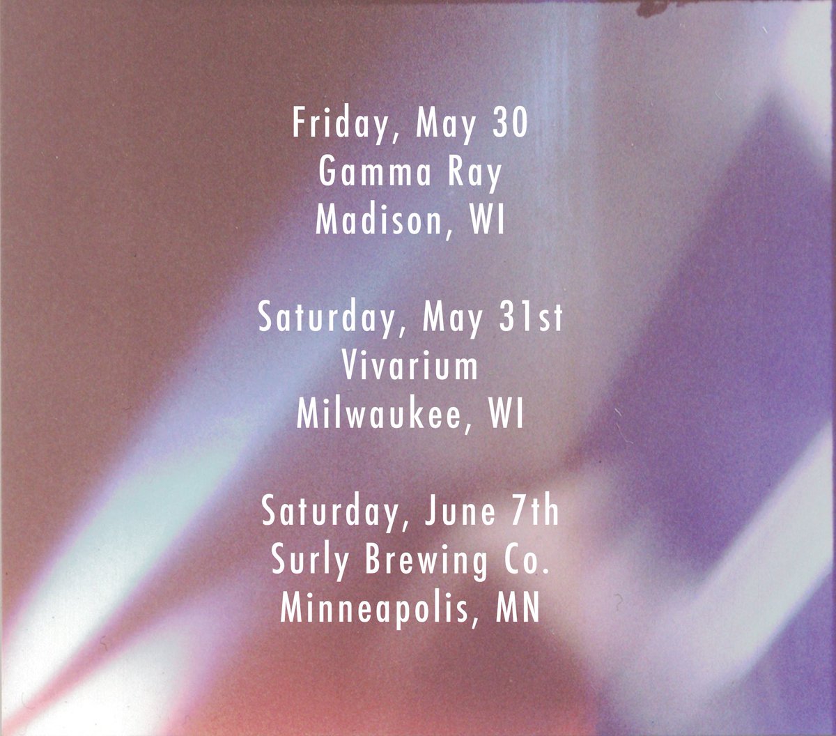 solidgold's tweet image. Upcoming shows!!!