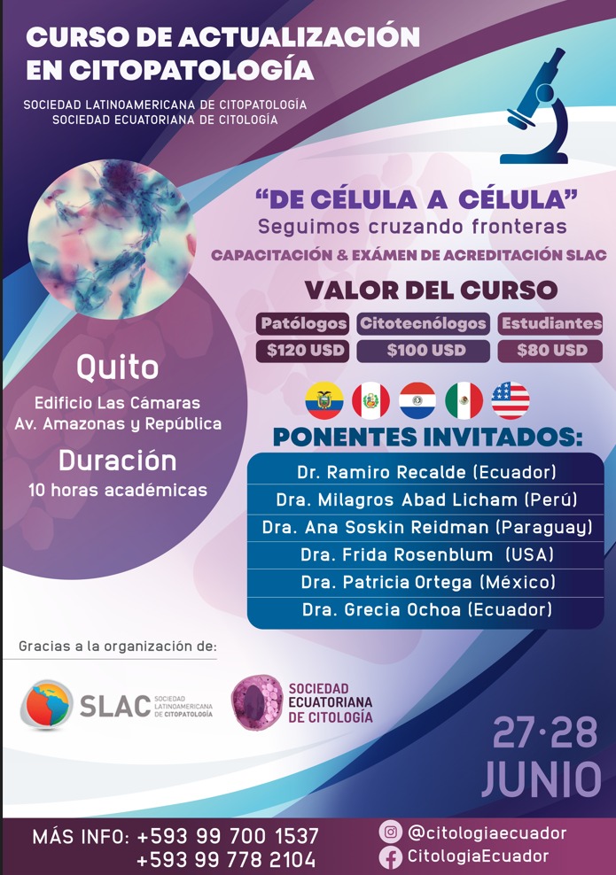 Este año nuestro Examen de Acreditación SLAC 2025 será en Quito Ecuador. Felices por la acogida. Los esperamos este 28 y 29 de junio Somos SLAC Somos familia 🩷💪 <a href="/MerceJorda1/">Merce Jorda</a> <a href="/citologiala/">citologiala</a> <a href="/Dra_Cells/">Caddie Laberiano-Fernández, MD, FIAC</a> <a href="/Jopao_peru/">JoPAO Peru</a> <a href="/FridaRosenblum/">Frida Rosenblum</a>
