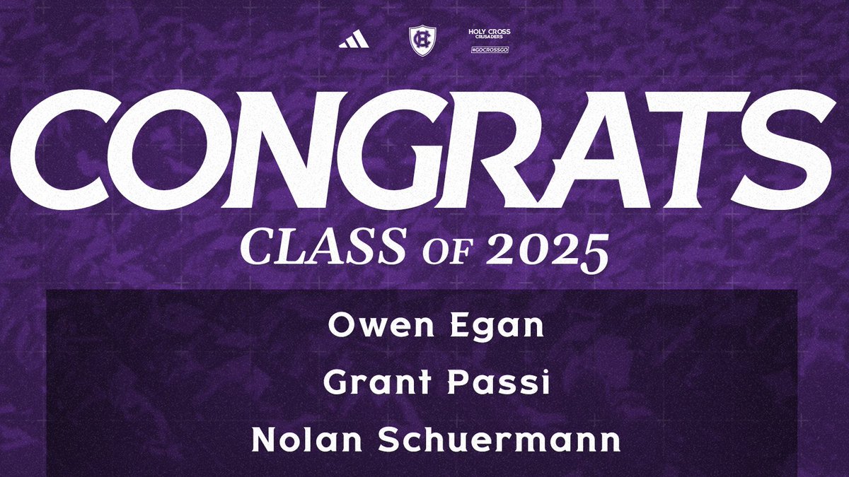 🎉 Congratulations to the Men's Golf Class of 2025!

#GoCrossGo | #HolyCross2025