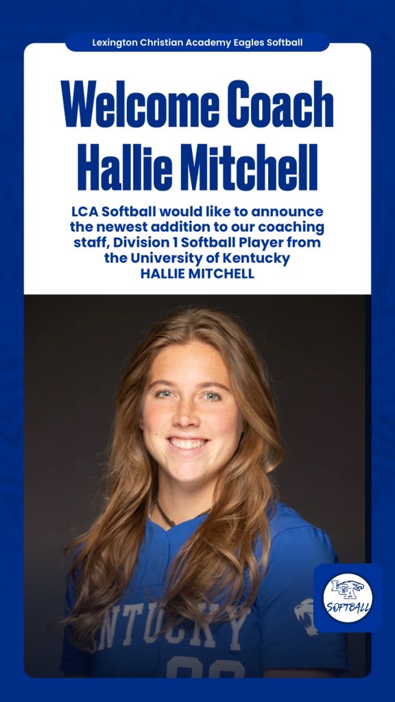 Hallie brings a love for her faith, love for the game and a passion to invest in the next generation. Welcome Hallie! We are so glad to have you!